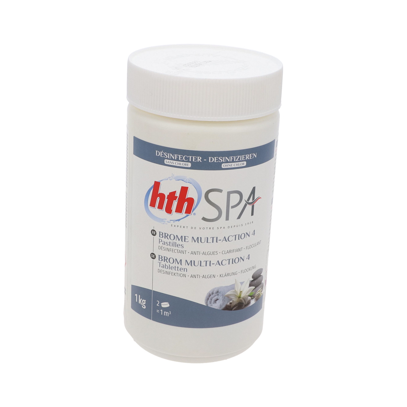 Pack d'entretien spa (Filtre + traitement au brome HTH)