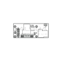 59231 Blower Relay Printed Circuit Board