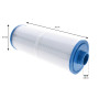 Spa Filter (40301 / 4CH-30 / FC-0141 / PTL25P4)