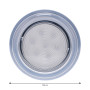 12.5cm AC/DC12V spa light plastic