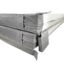 Spa Cover 217 cm x 217 cm x R22.5 cm - Vinyl / Grey - REFURBISHED