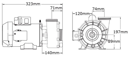 Circ master xp pump dimensions