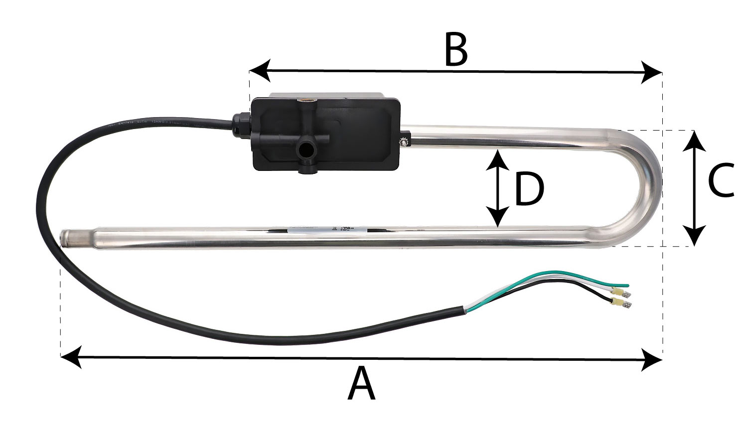 dimensions réchauffeur 6500-063